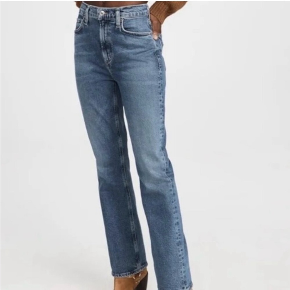 Agolde Womens Vintage Boot Jeans Straight leg High Rise Organic Cotton Size 26